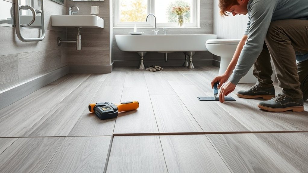 Bathroom Flooring Installation in Kilburn
