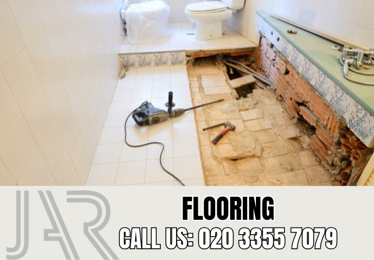 Bathroom Flooring Installation by Kilburn Bathroom Fitters